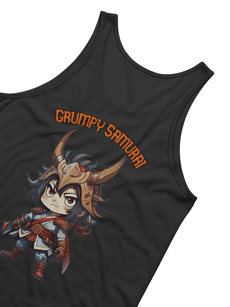 Grumpy Samurai Chibi Tank product image (22)