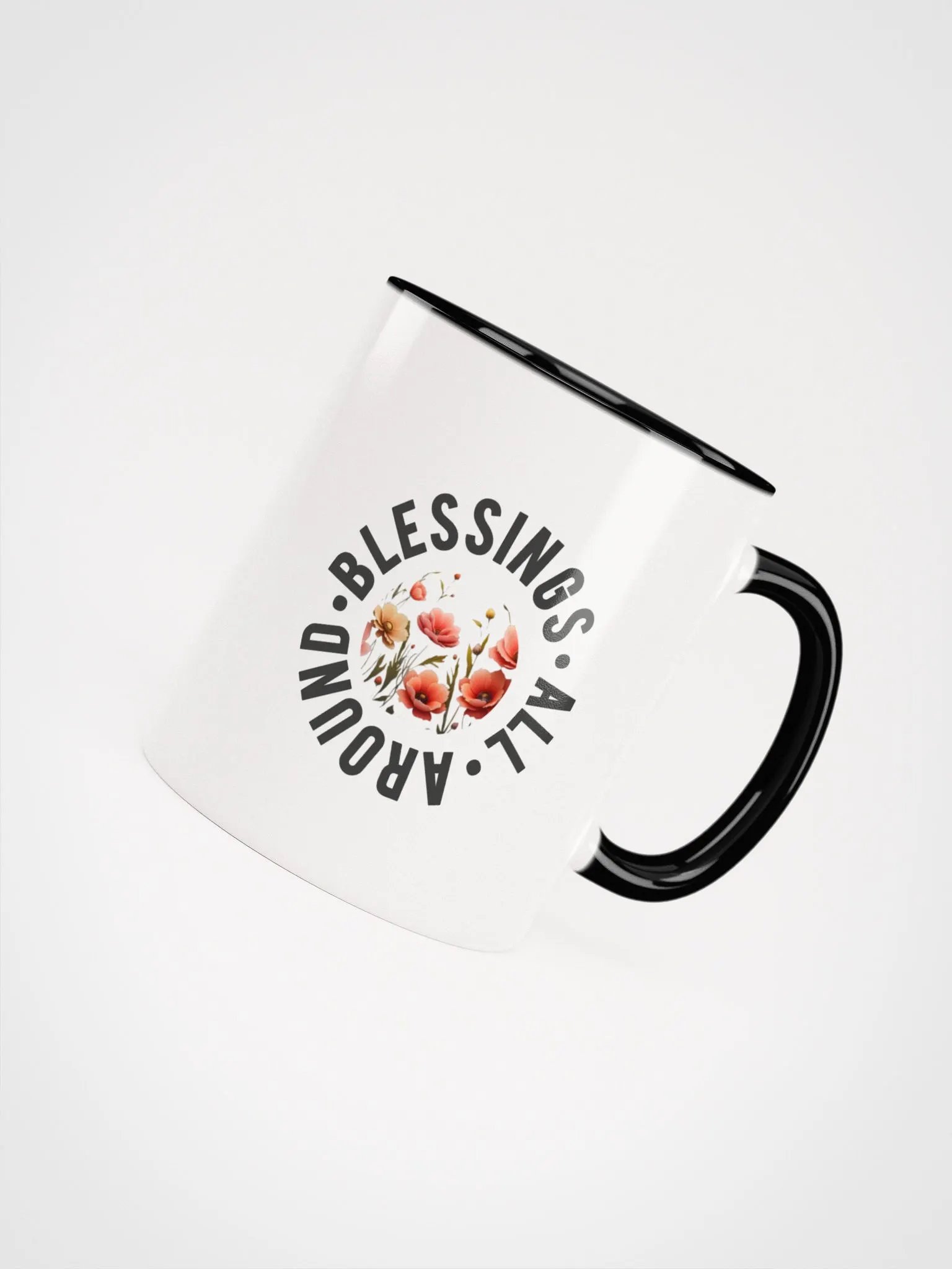 Vibrant Floral Symphony Ceramic Mug product image (11)