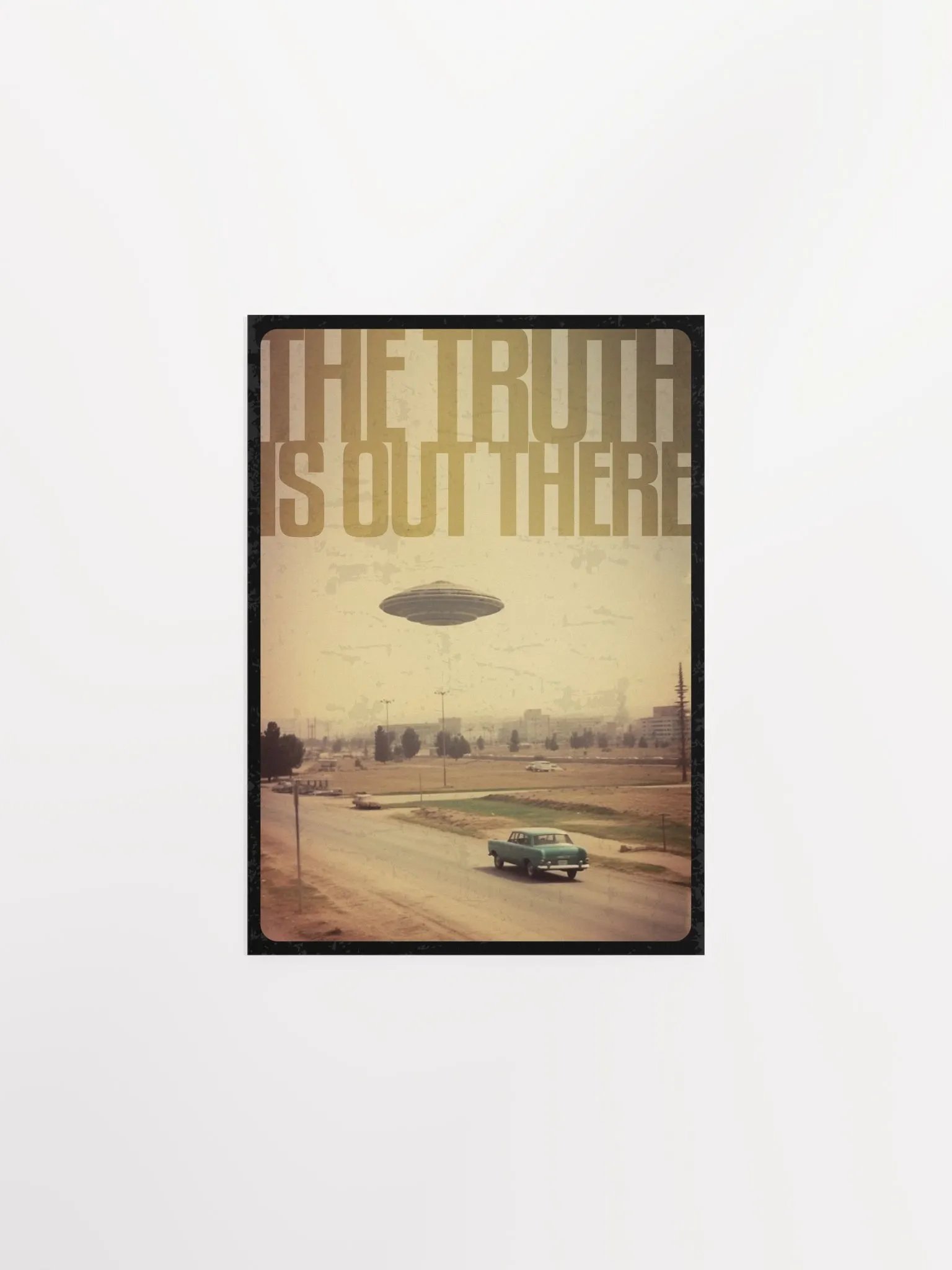 The Truth is Out There / The X-Files retro 60s poster — sci-fi poster, movie poster, space art print product image (9)