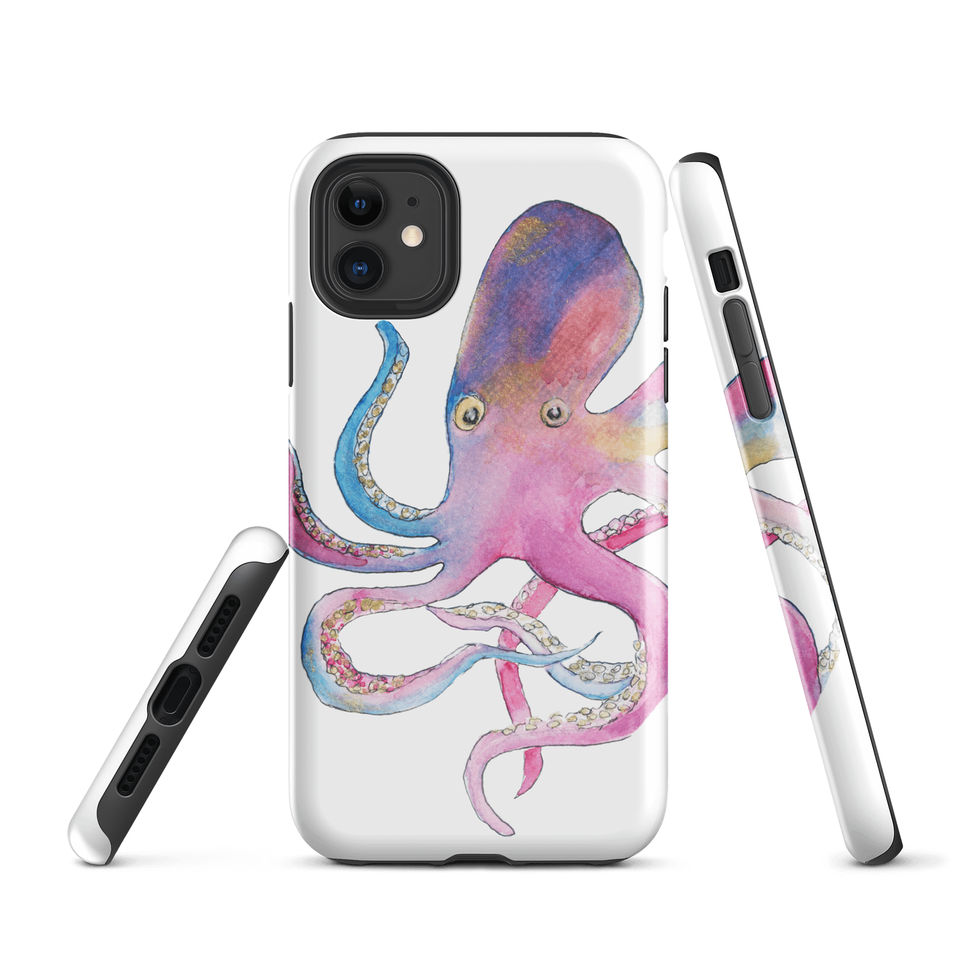 Rainbow Octopus Tough iPhone Case product image (1)