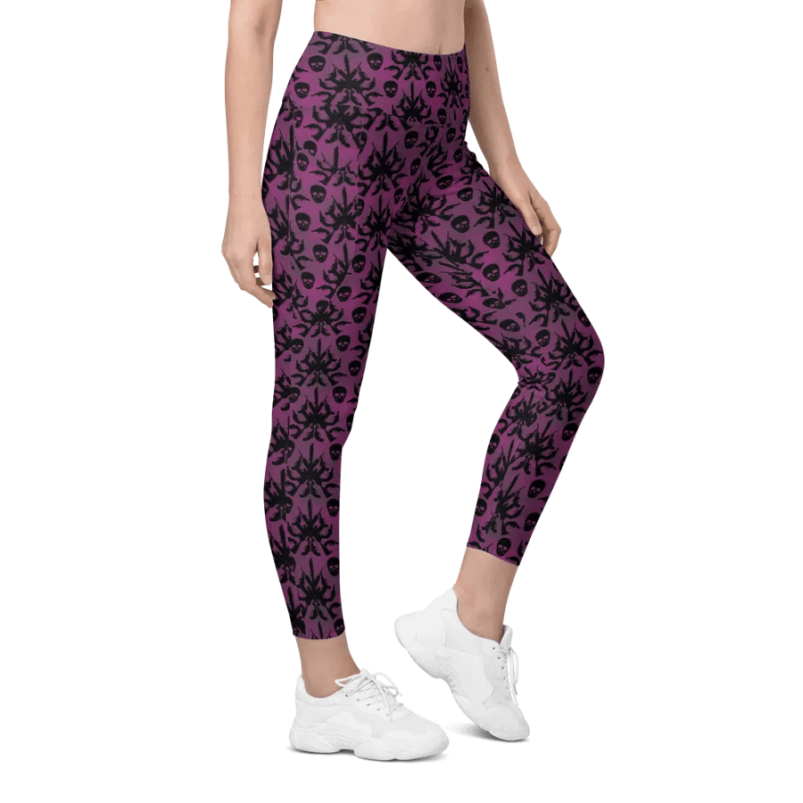 Gothic 2A High Waist Pocket Leggings - Pink product image (4)