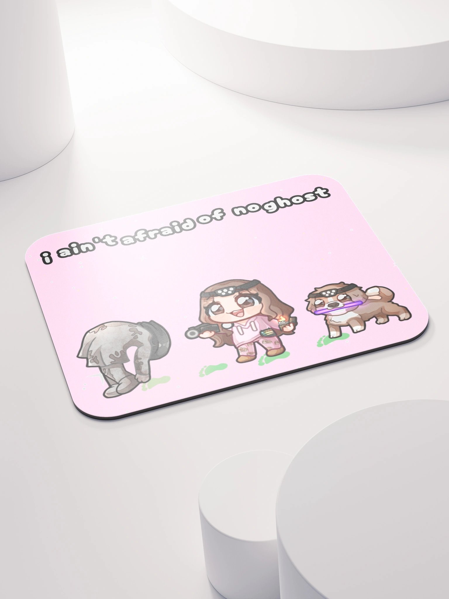 Pink Spooky Mouse Pad product image (5)