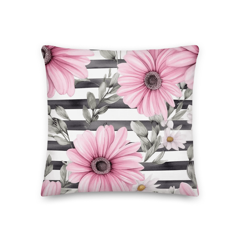 Pink Daisies Poppin': Decorative Pillow product image (1)
