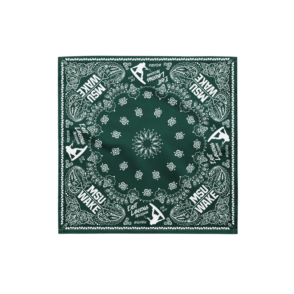 MSU Wake Bandanna product image (1)