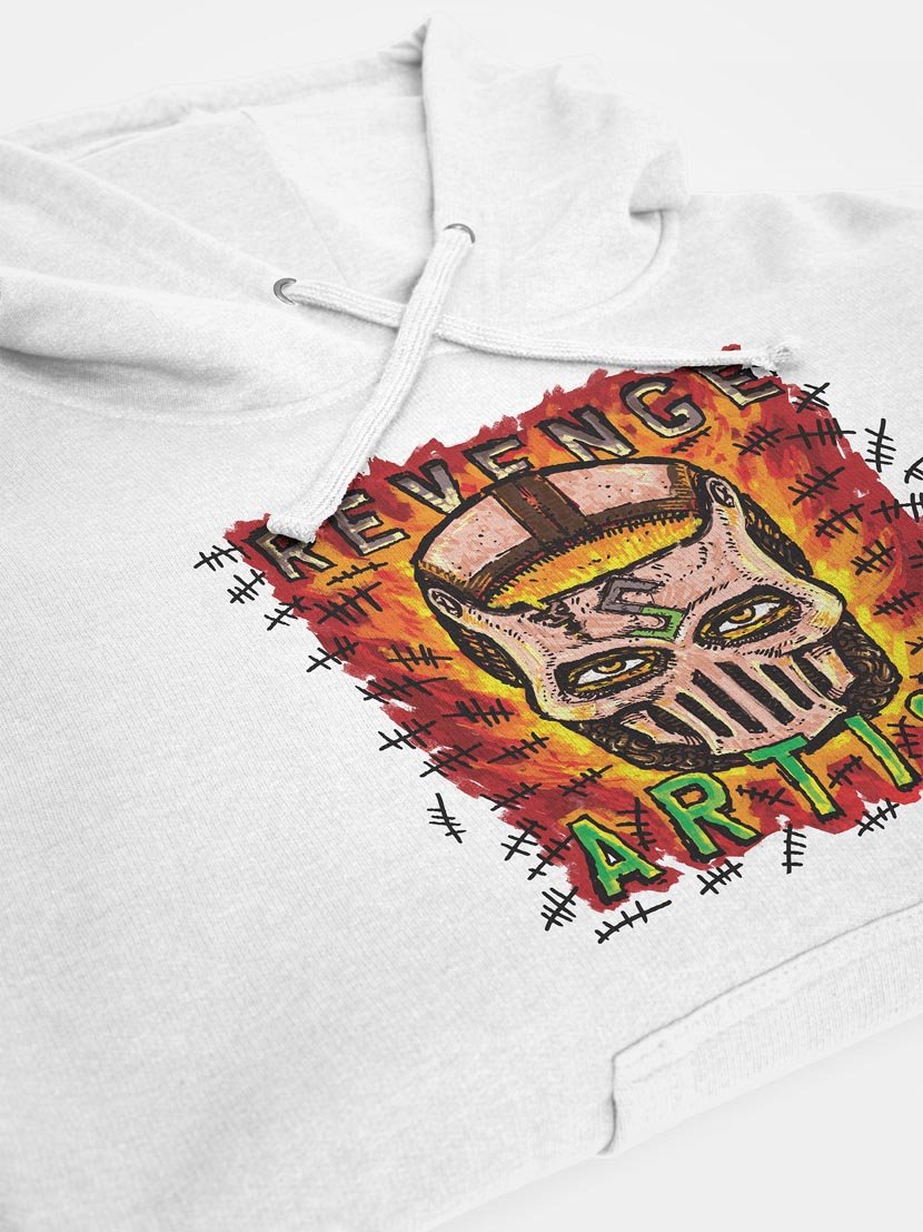 Revenge Artist Hoodie — White product image (3)