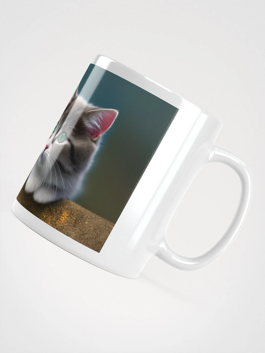 AI-Generated Cats White Glossy Mug product image (7)