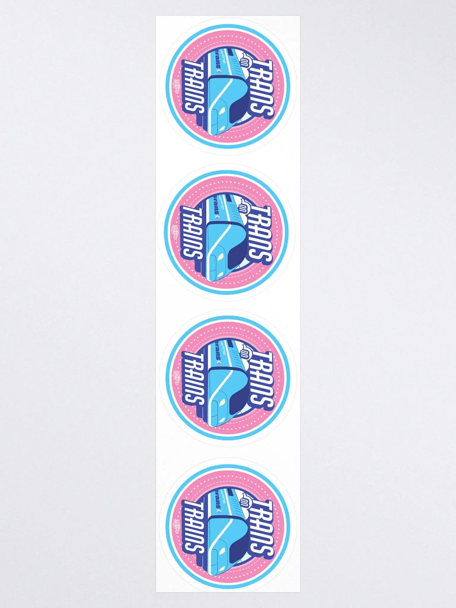 Trans on Trains sticker 4-pack product image (3)