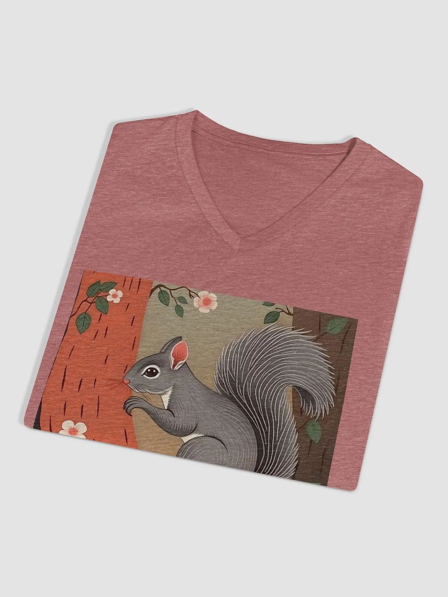 Sophisticated Comfort V-Neck Tee Early 1900s painting style product image (3)