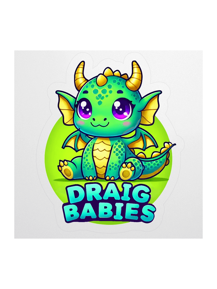 TEAM DRAIG! Cute Dragon Kiss Cut Stickers product image (2)