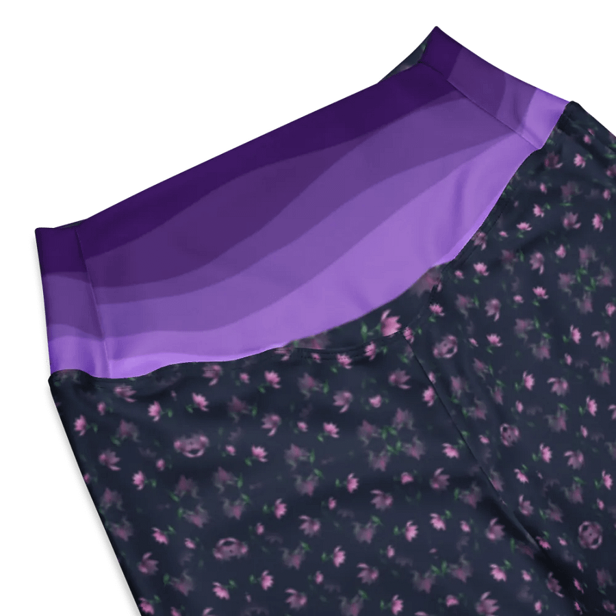 Lavender Floral Whisper Flare Leggings product image (7)