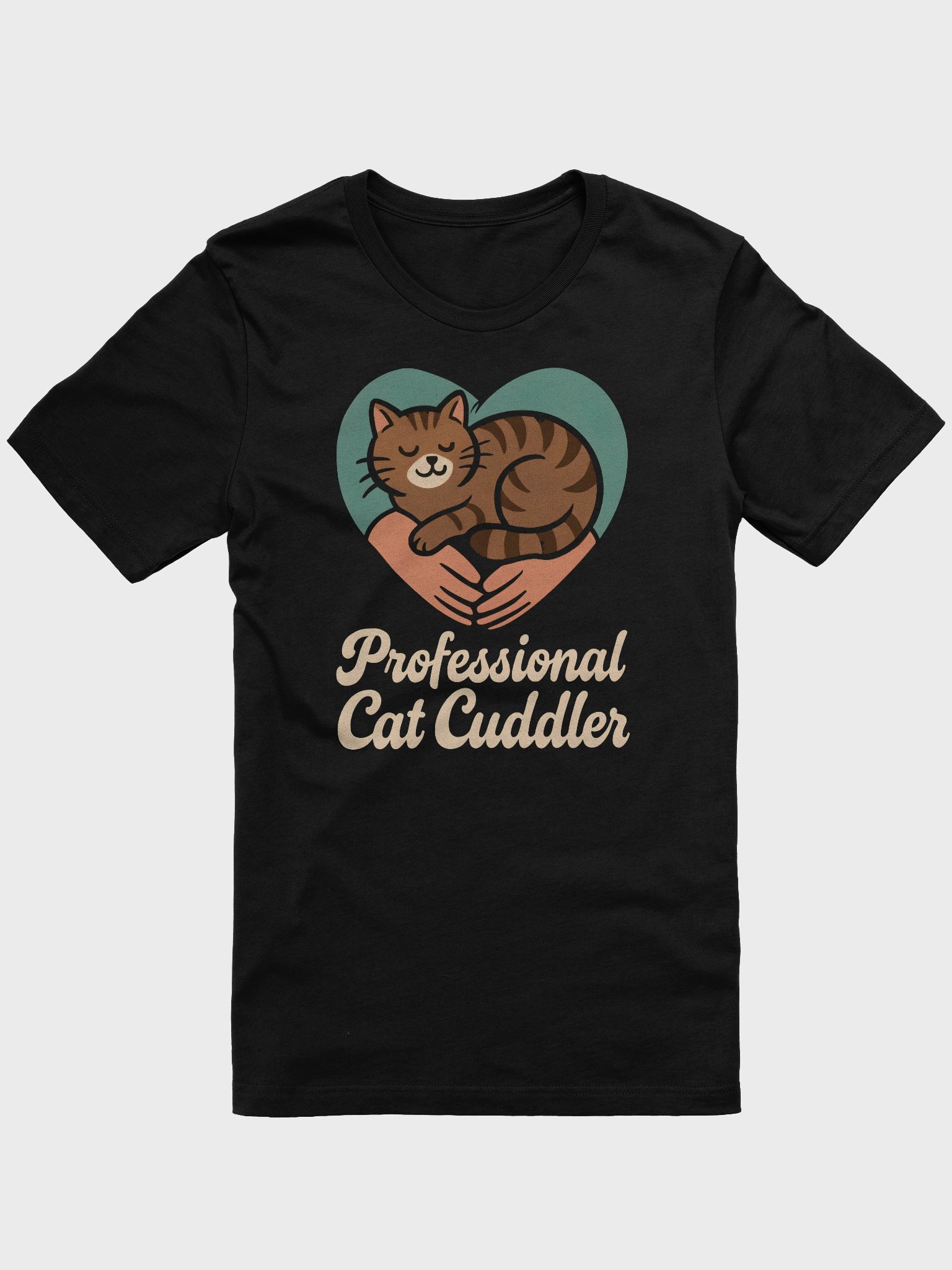 Professional Cat Cuddler T-Shirt product image (1)