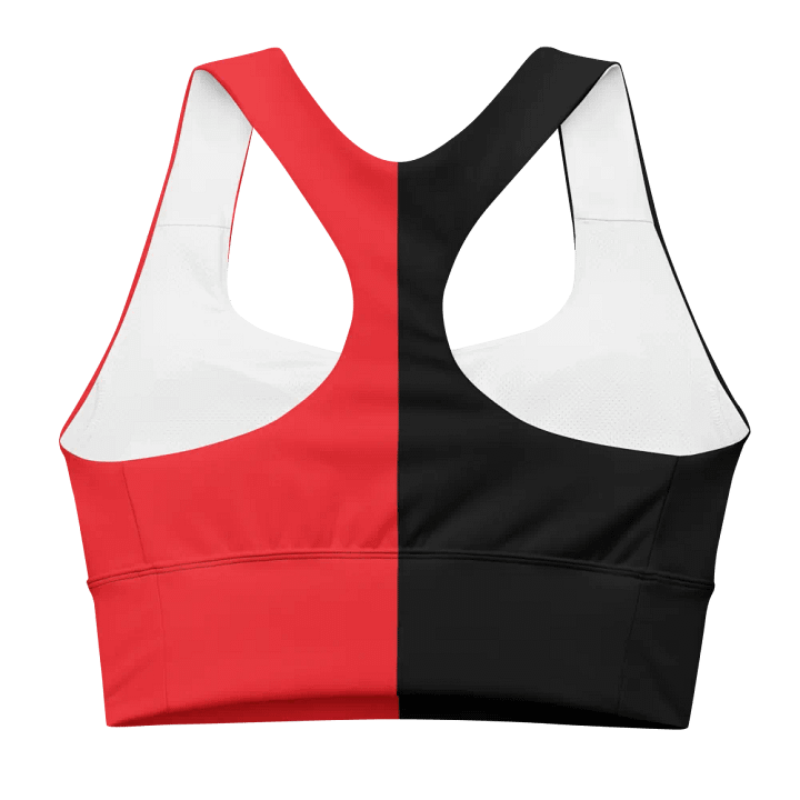 Black & Red - Longline Sports Bra product image (2)