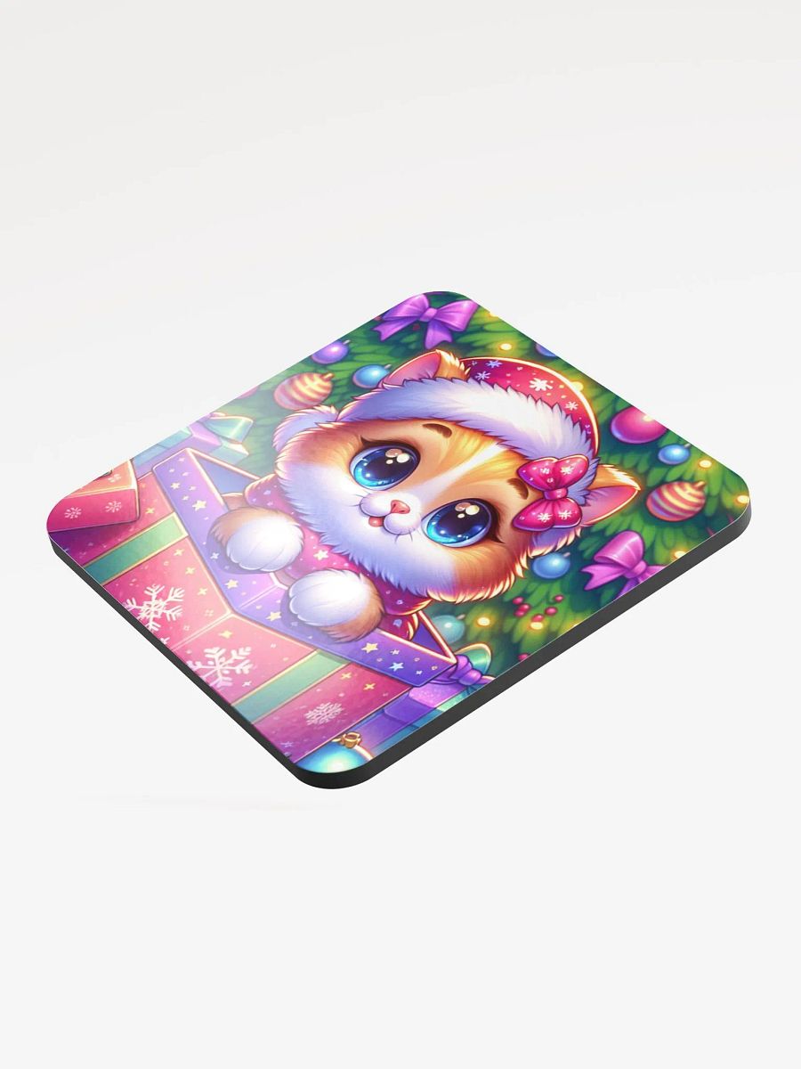 The Purrfect Christmas Winter Kitten Coaster product image (3)