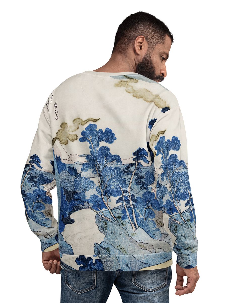 Fuji no Yukei All-Over Print Recycled Unisex Sweatshirt product image (5)