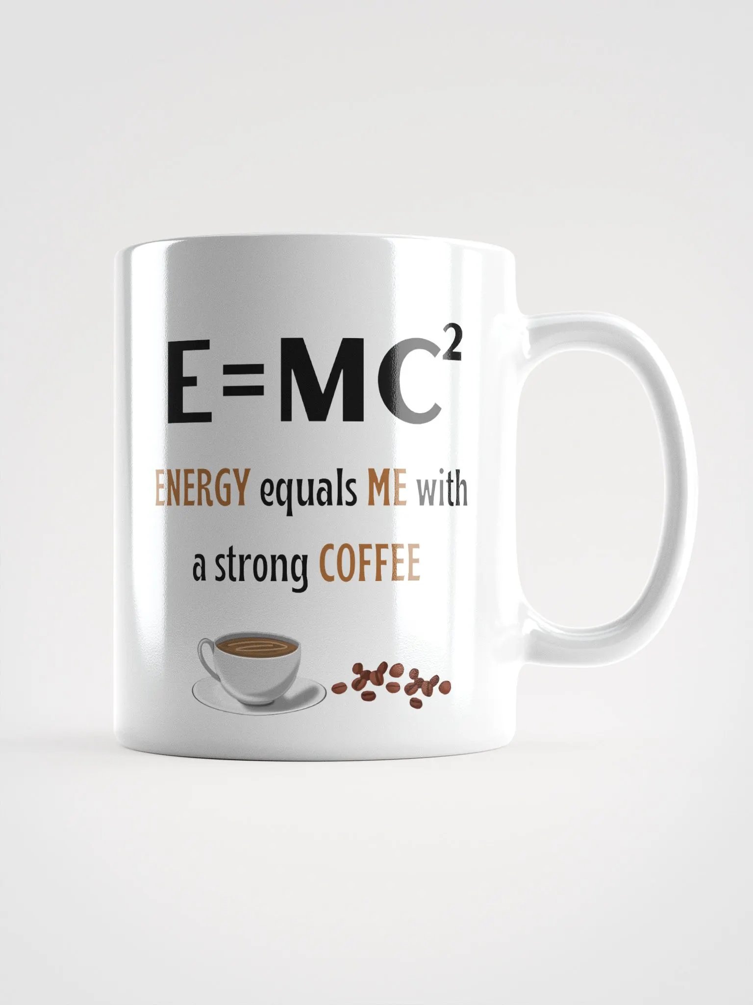 E=MC² Coffee Mug – The Ultimate Caffeine Equation product image (1)