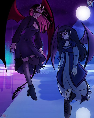 ⚔️ 8th Art Fight attack on @the_name_changer1883 and @mastermonsteriroh (ft. Viraelli and Demelza!) ⚔️

Slide 2: Background o...