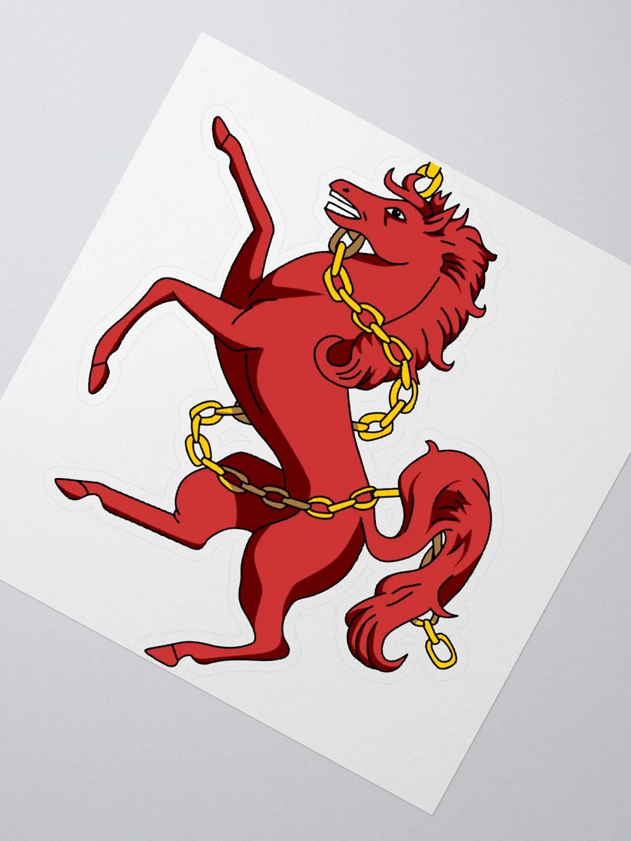 Chained Horse Sticker - Choose Your Size 🇦🇺 🇨🇦 🇪🇺 🇺🇸 product image (2)