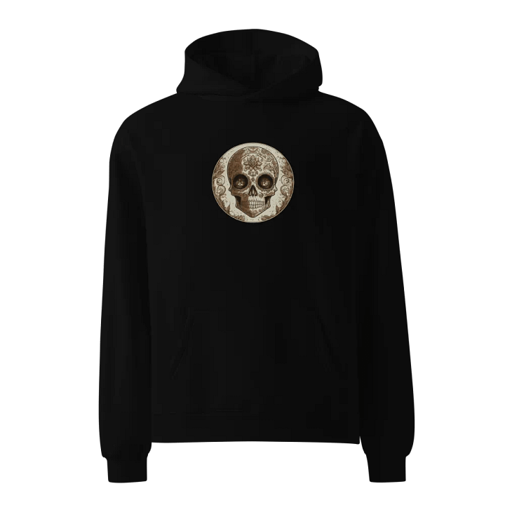 Ornate Skull Art Oversized Hoodie product image (2)