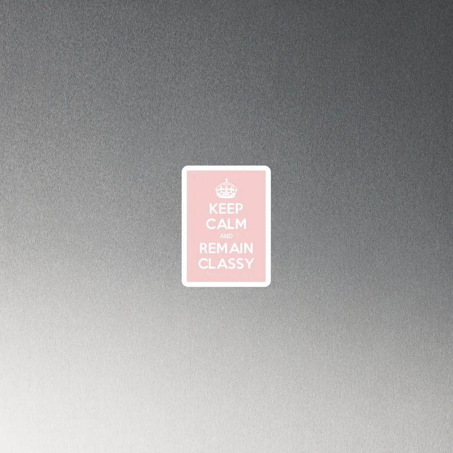 Keep Calm Magnet in Pink product image (4)