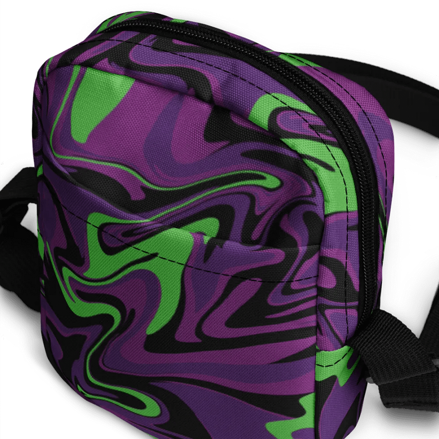 Purple Lime Swirl Utility Crossbody Bag product image (6)