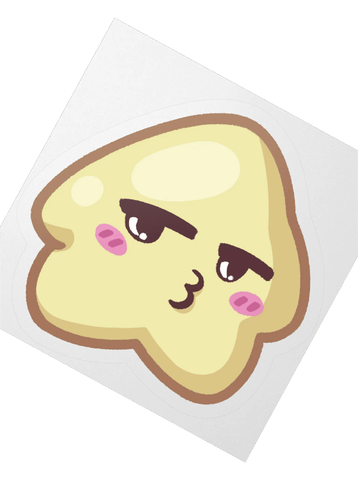 Pouting Star Sticker product image (2)