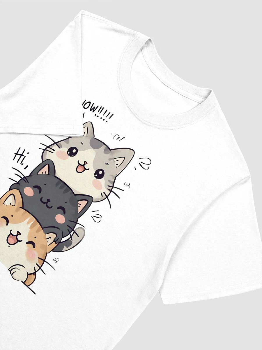 Whimsical Cat Stack Unisex T-Shirt product image (6)