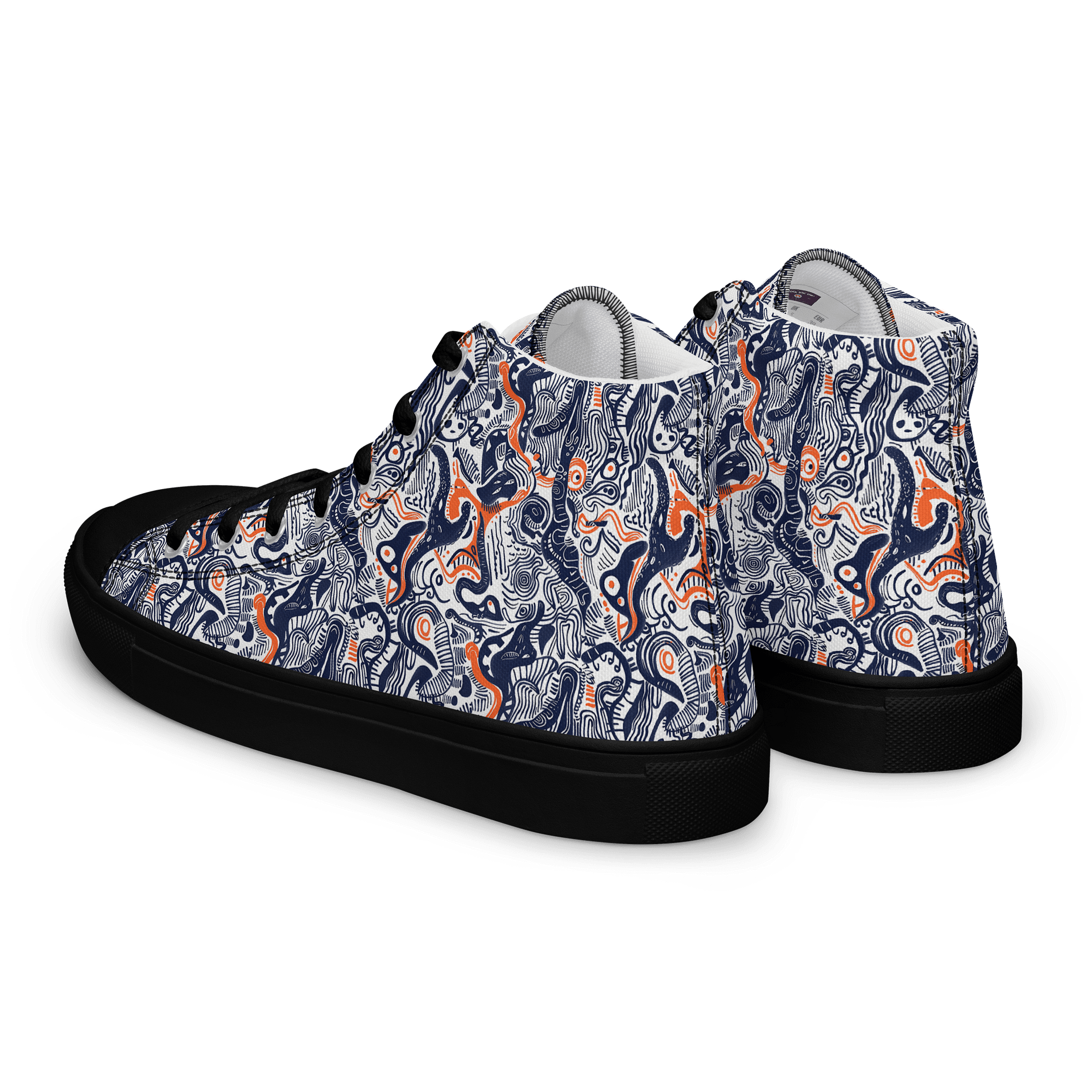 Liquid Energy | Women's High Top Sneaker product image (7)