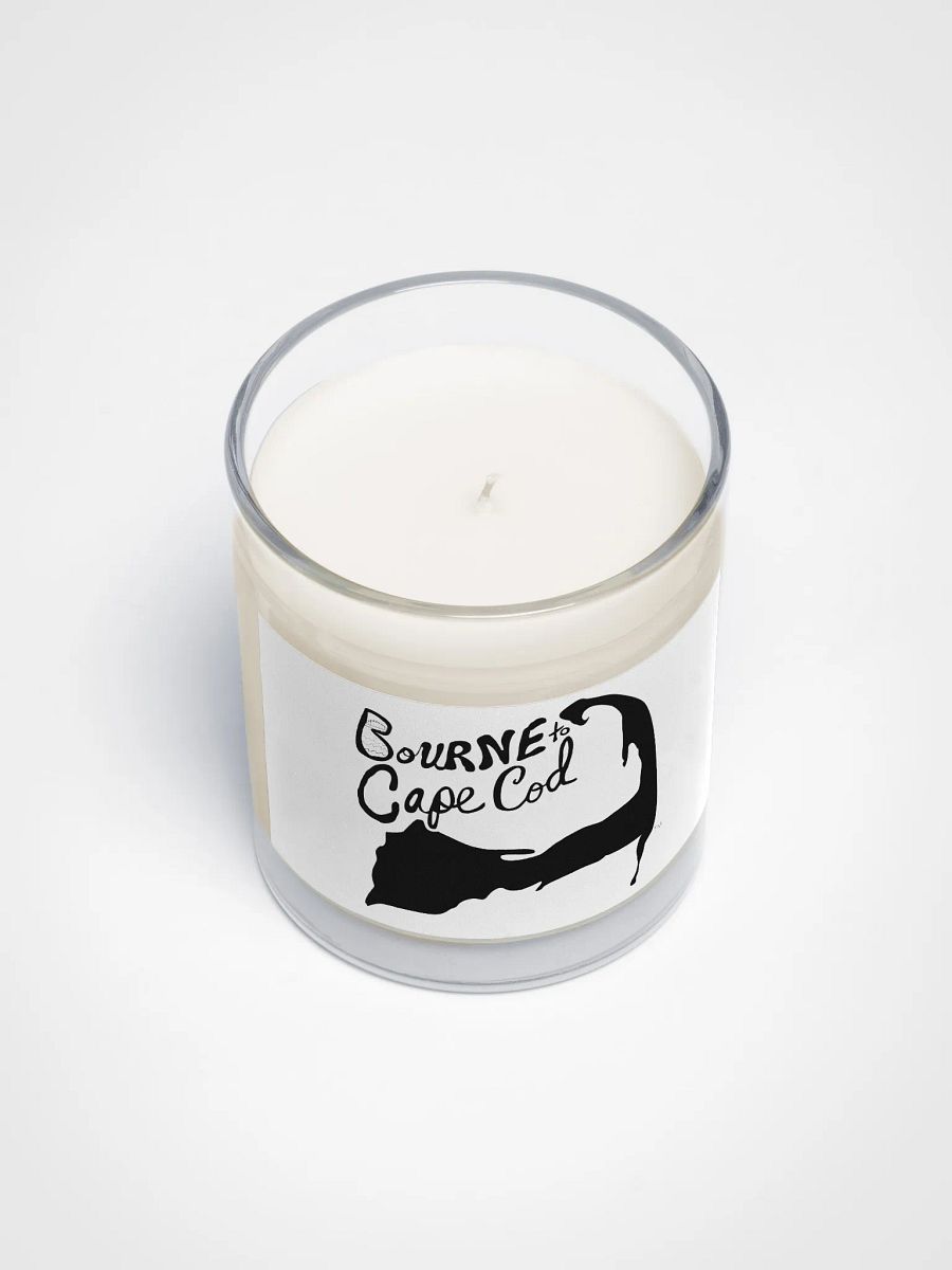 BOURNE to Cape Cod™ Beach Vibes Candle – Unscented Soy Wax in Glass Jar product image (3)
