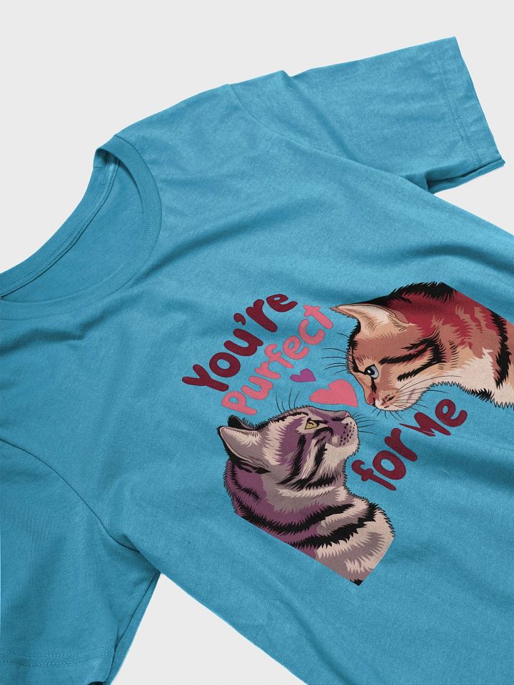 You're Purrfect for Me Valentine's Cat T-Shirt product image (2)