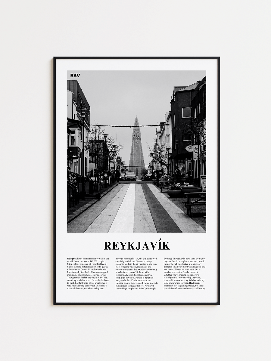 Reykjavik 03 Newspaper Poster product image (1)