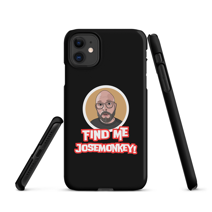 "Find me, josemonkey" iPhone Case product image (1)
