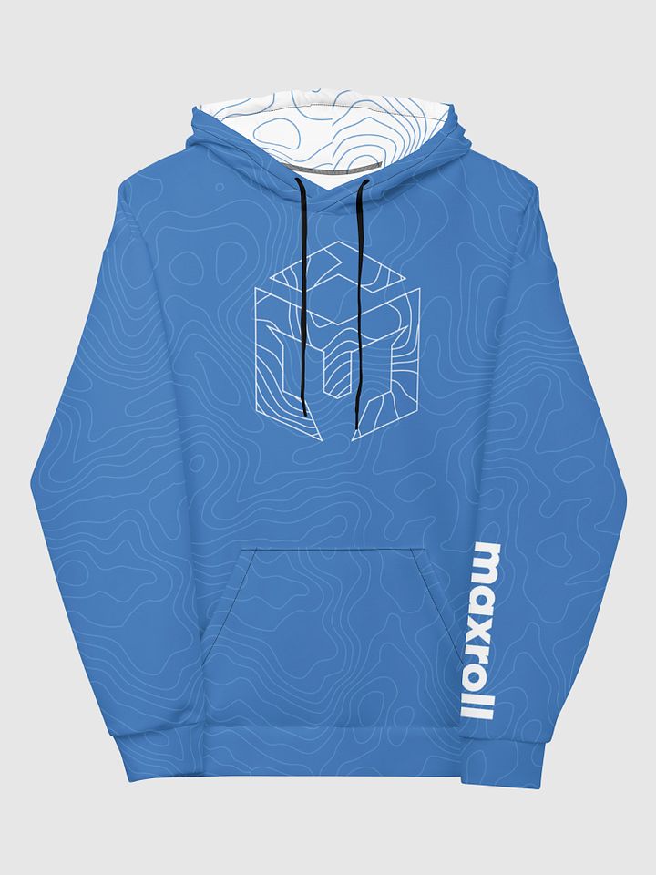 Maxroll Abstract Blue Hoodie product image (1)