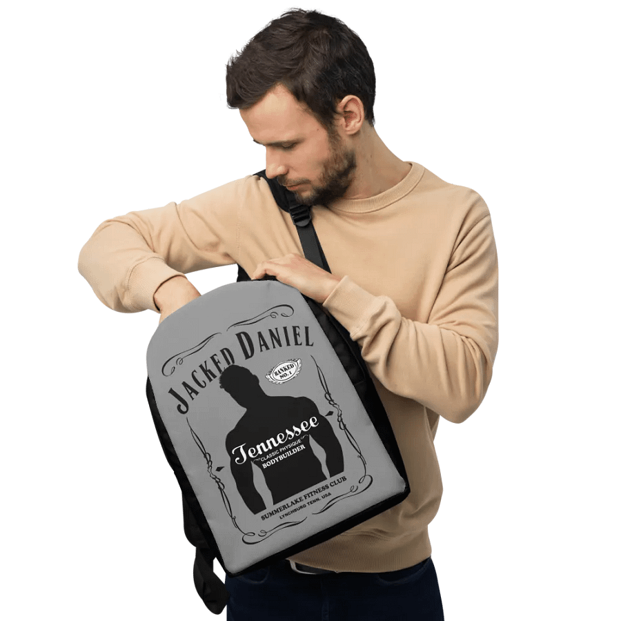 Jacked Daniel Gray Backpack product image (8)
