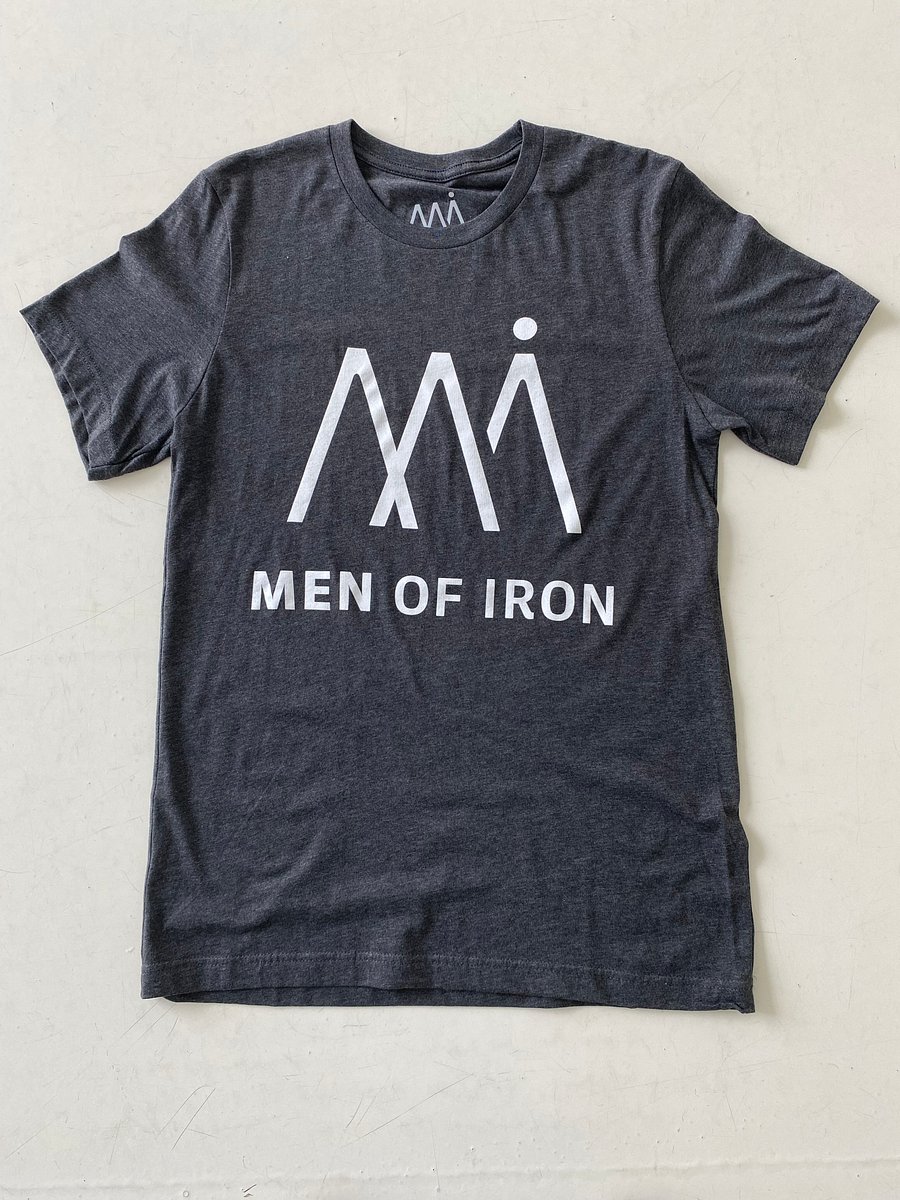 MEN OF IRON Light Gray T-shirt product image (1)
