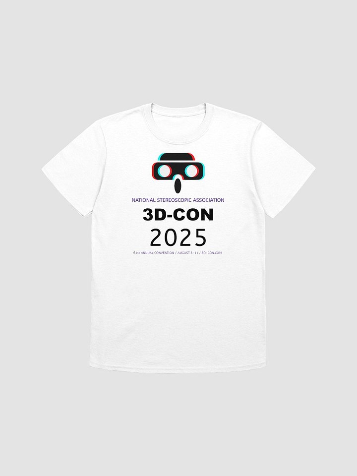 3D-Con 2025 soft lightweight T-shirt product image (1)
