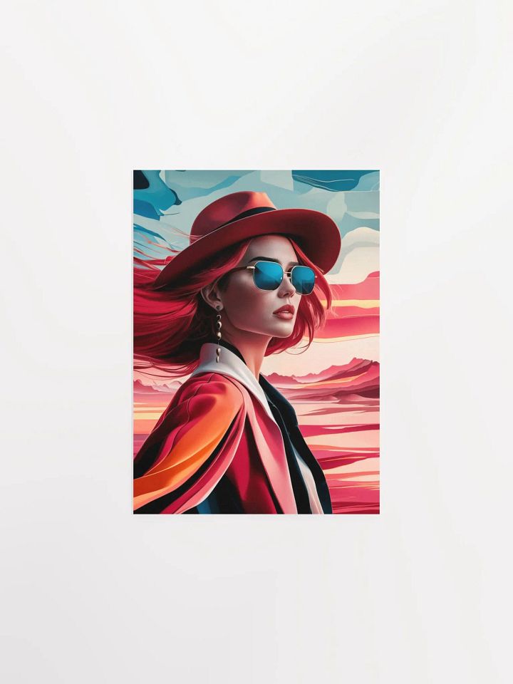 Abstract illustration of a Woman Poster - 5 product image (2)