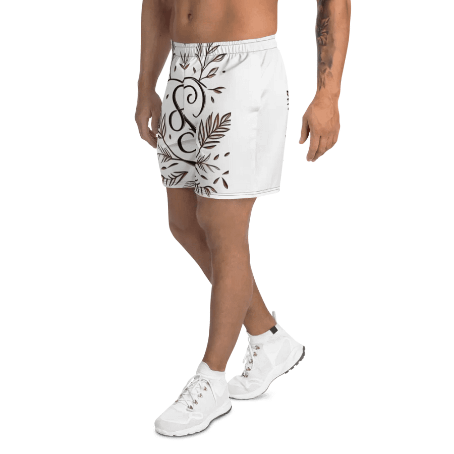 Elegant Monogram Athletic Long Shorts product image (5)