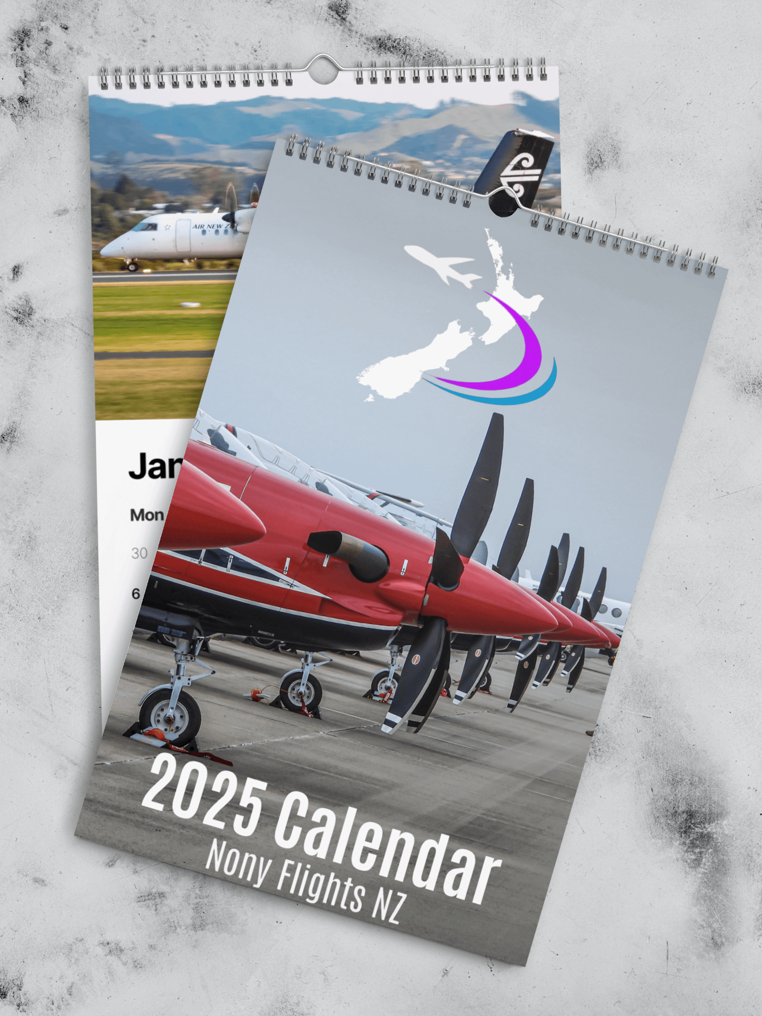 2025 Nony Flights NZ Calendar product image (10)