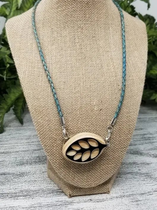 Leather Bolo Necklace | Handmade Accessory for Bellabeat Leaf Urban & Ivy product image (2)