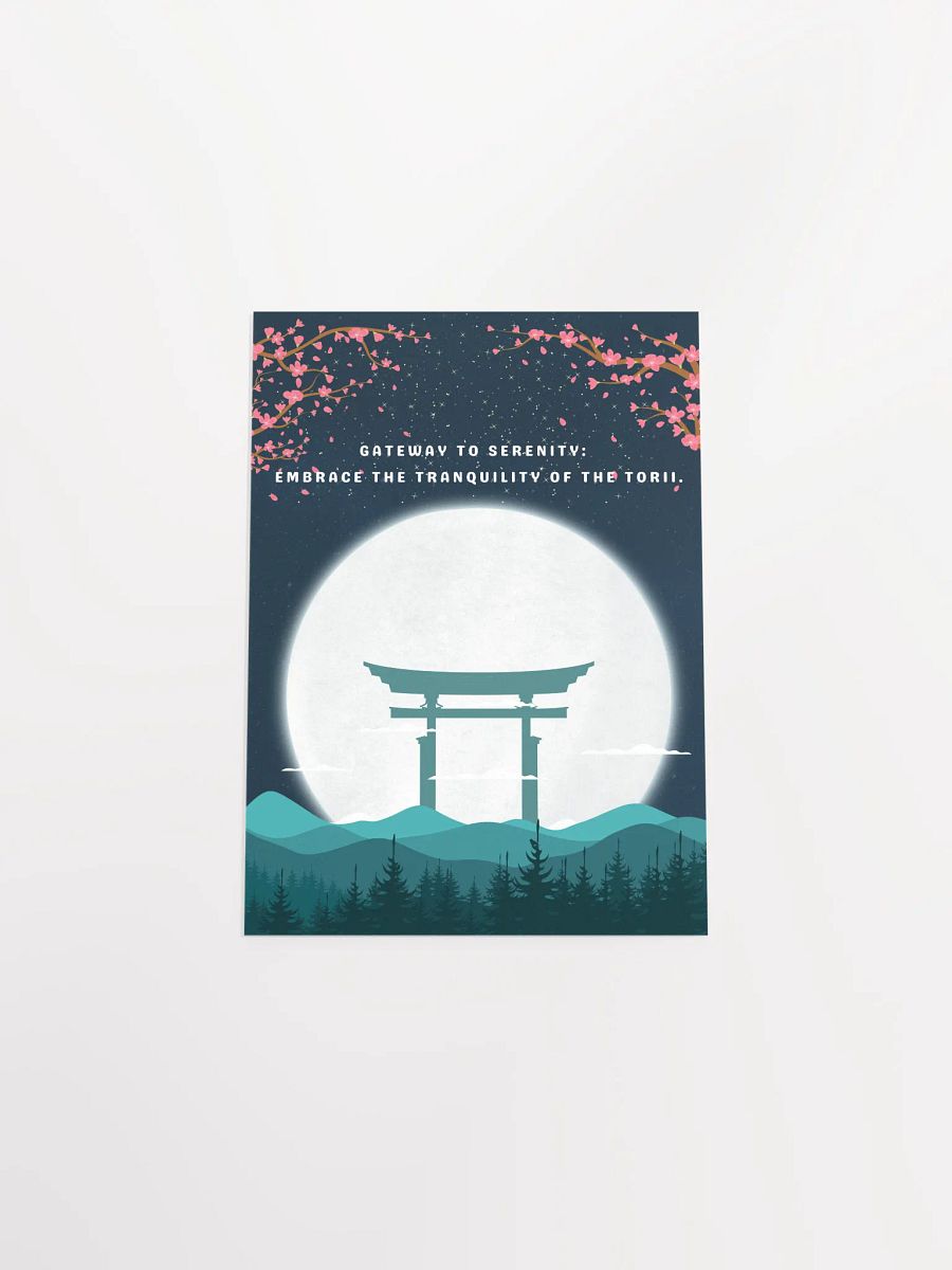 Tranquil Torii Moonlight Poster product image (4)