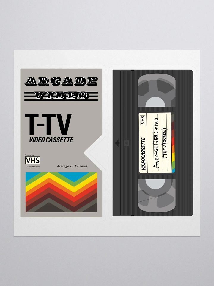 Arcade Video VHS Tape & Cover ∙ Sticker Sheet product image (1)