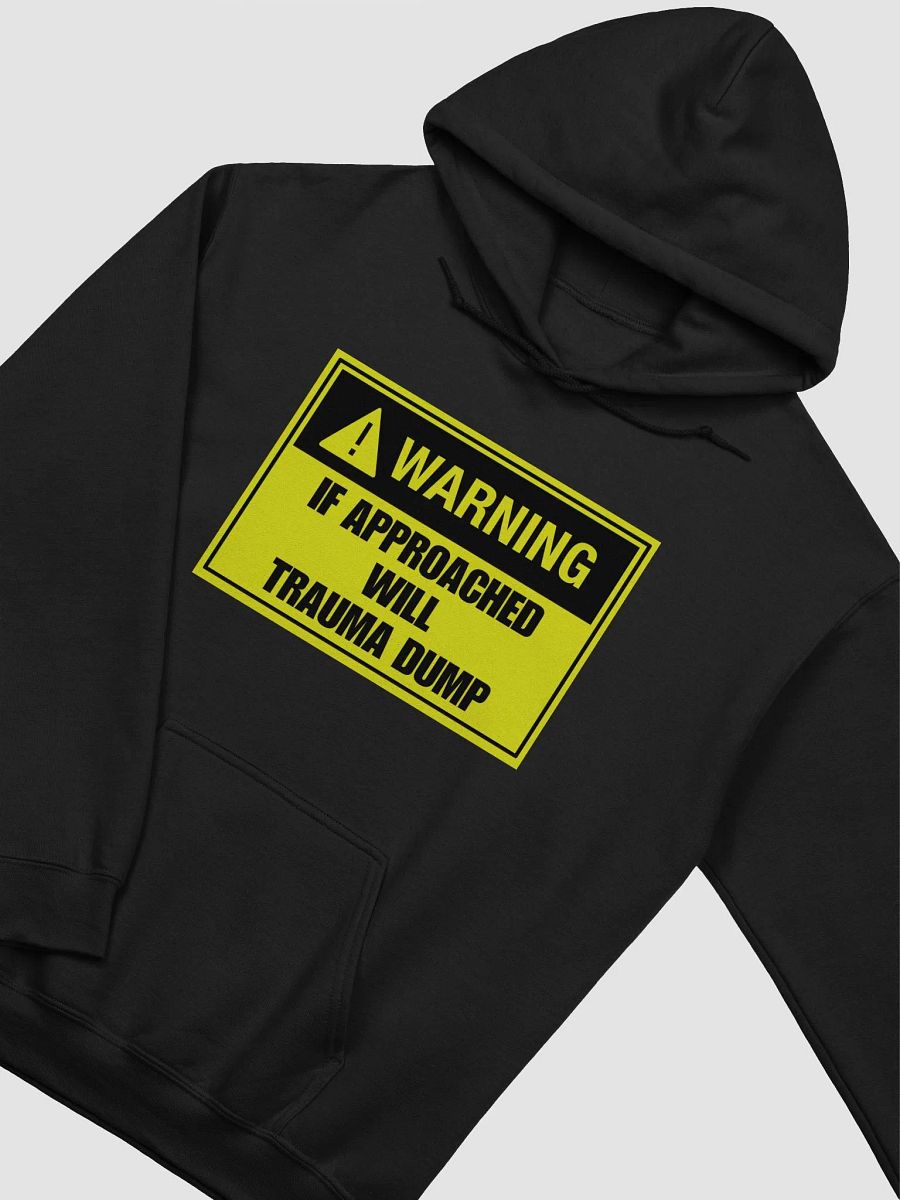 Warning if approached will trauma dump Hoodie product image (3)