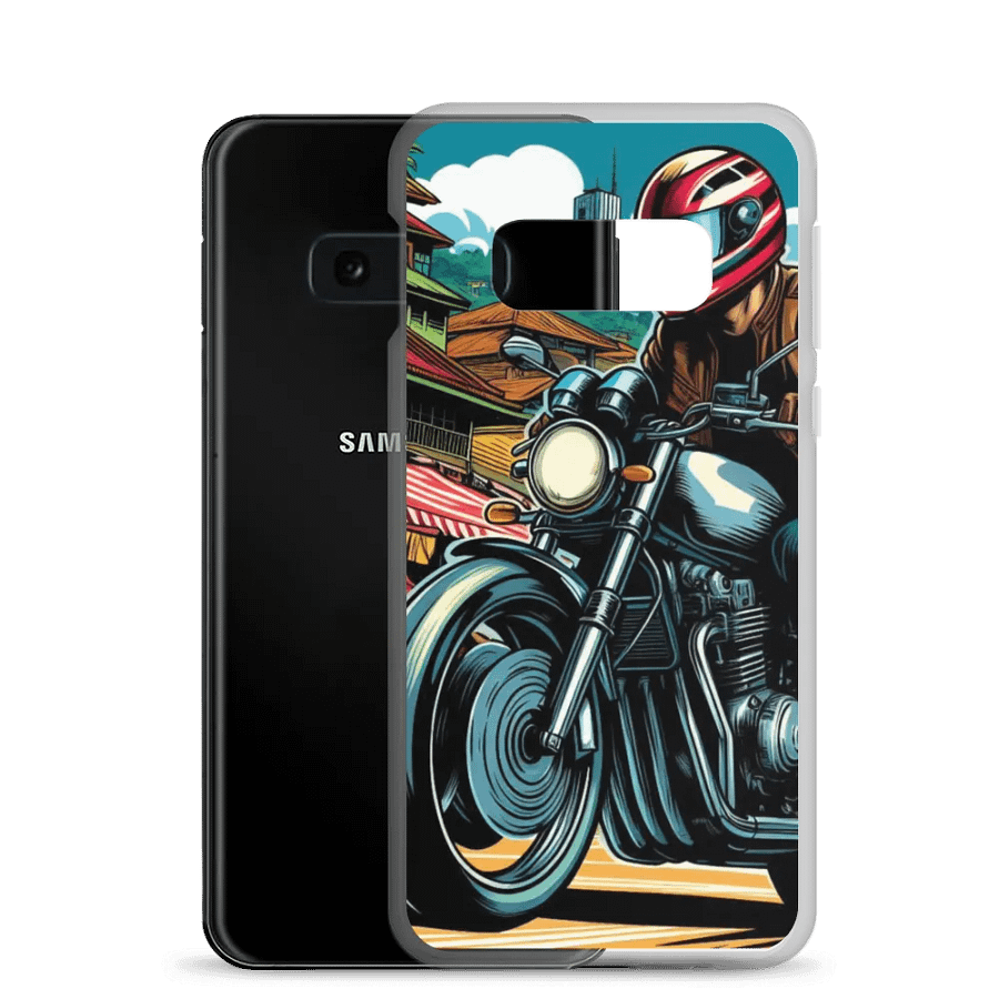 Urban Rider Samsung® Case | Kampala city Uganda AIwork product image (9)