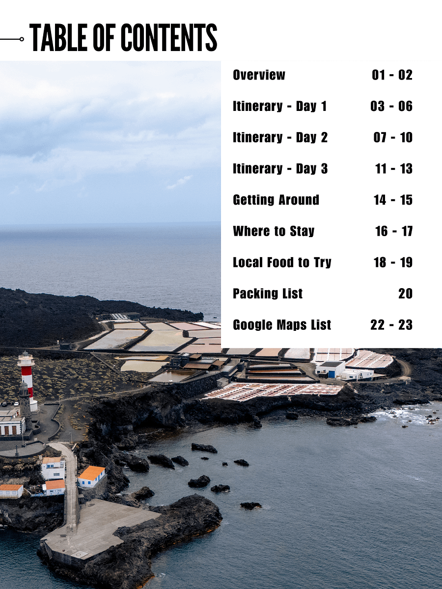 La Palma Travel Guide – 3-Day Itinerary & Insider Tips + Google Maps List product image (6)