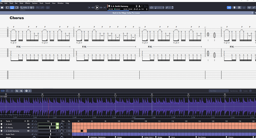 Back in the Village PDF TAB + Backing Track MP3 product image (3)