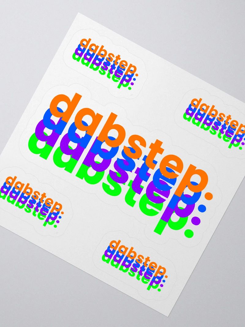 dabstep sticker sheet