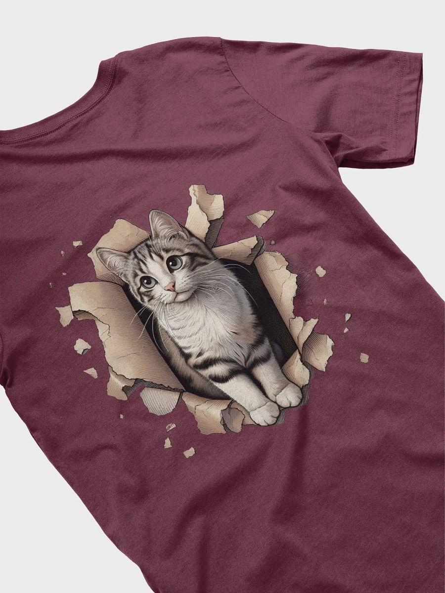 Breakthrough Cat Tee Unisex T-shirt (Backprint) product image (3)