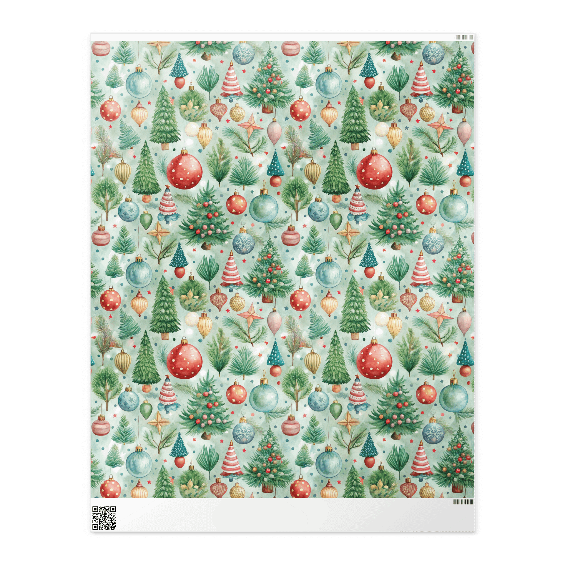 Cheery Christmas Trees Wrapping Paper product image (2)
