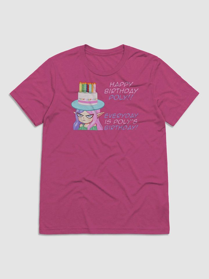 Happy Birthday Poly - Triblend Tshirt product image (1)
