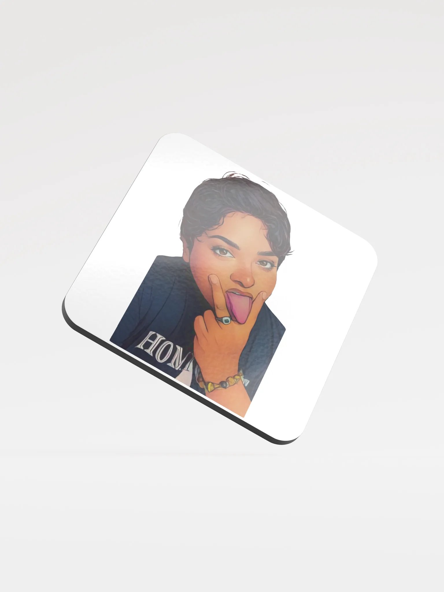 SeaDame - Self-Portrait Tongue Coaster product image (1)